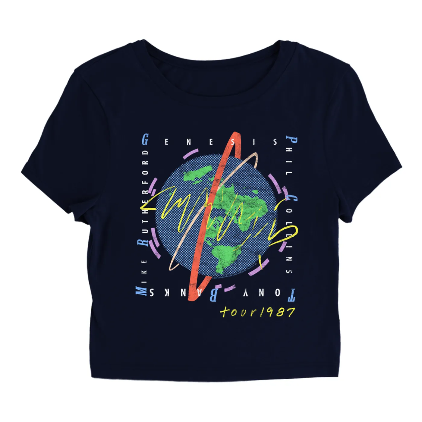 Genesis Women's T-Shirt | World Tour 1987 Genesis Baby Tee