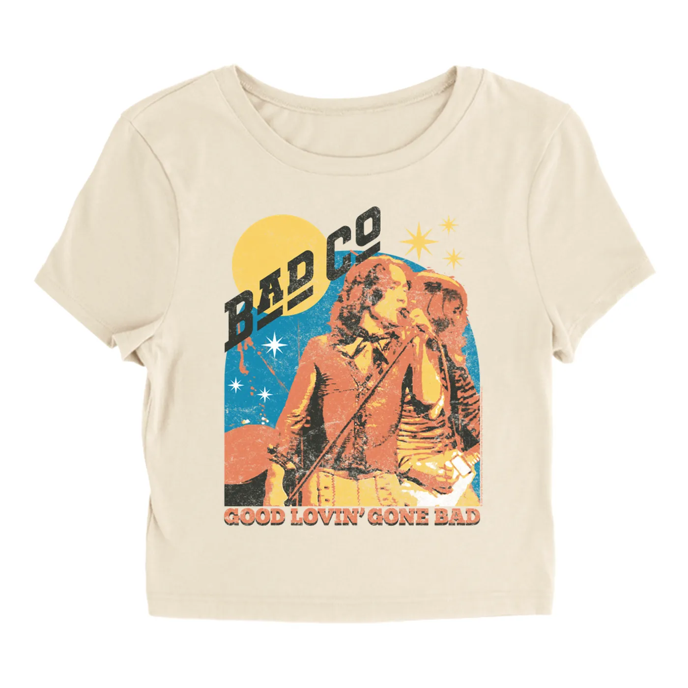 Bad Company Women's T-Shirt | Good Lovin Gone Bad Distressed Bad Company Baby Tee