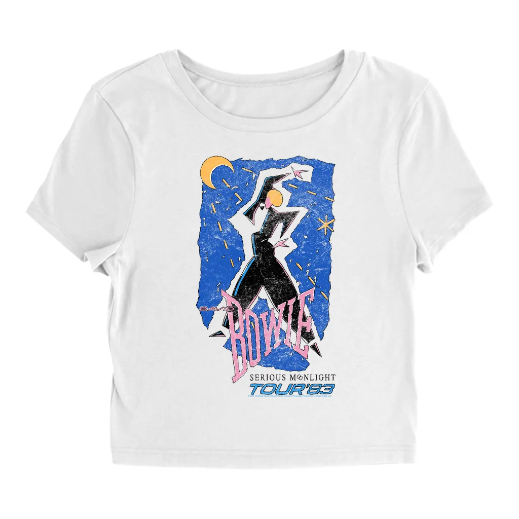 Women's T-Shirt | Serious Moonlight Tour 1984 Sketched (Equineop Exclusive) Baby Tee