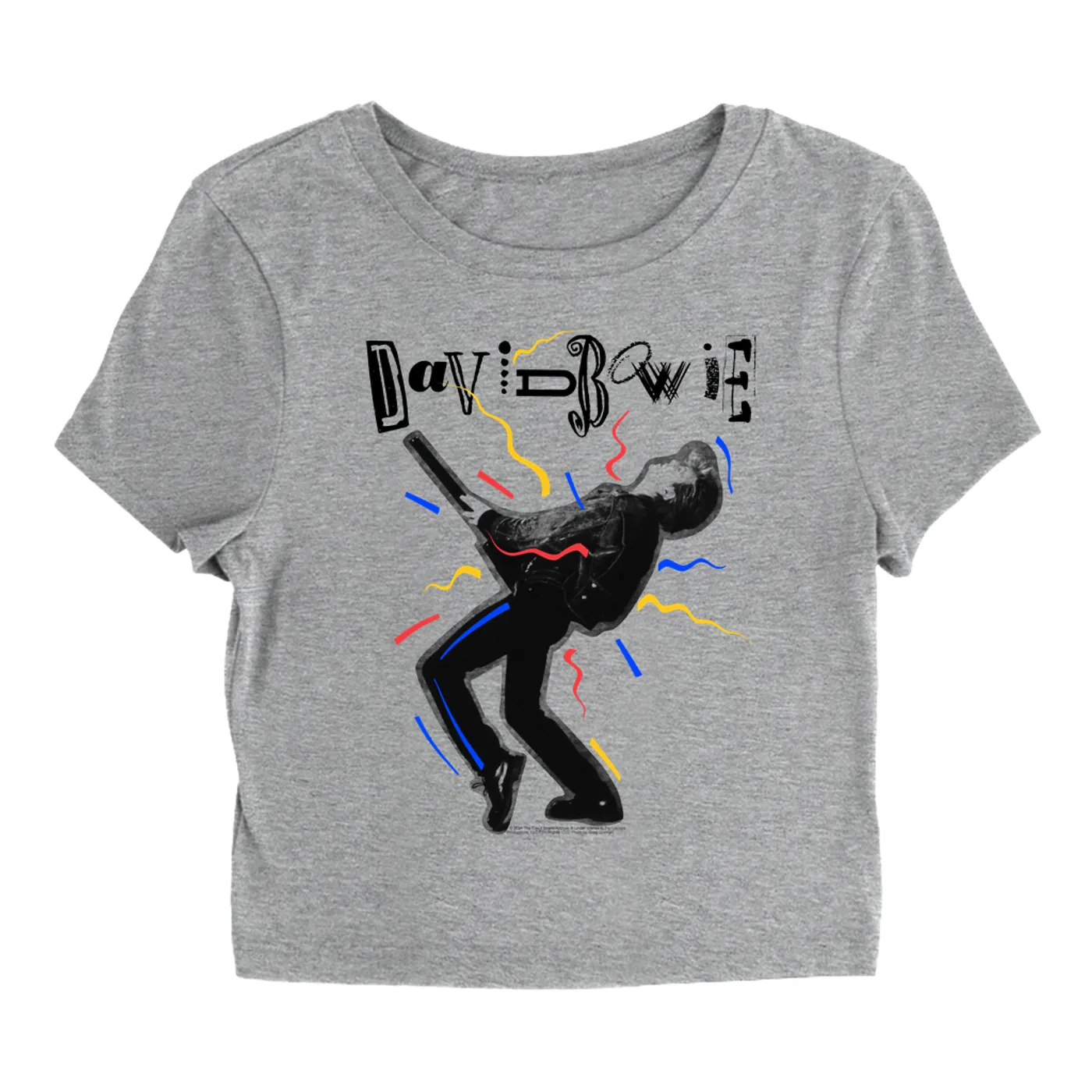 David Bowie Women's T-Shirt | The Glass Spider Tour Colorful Image (Merchbar Exclusive) David Bowie Baby Tee