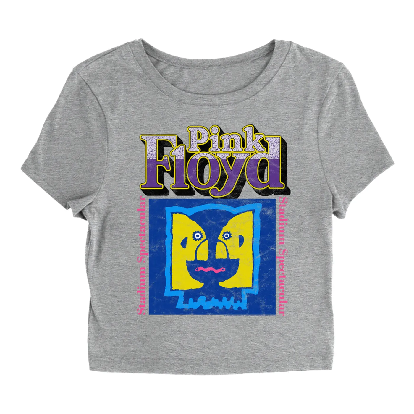 Pink Floyd Women's T-Shirt | Division Bell Stadium Spectacular Pink Floyd Baby Tee