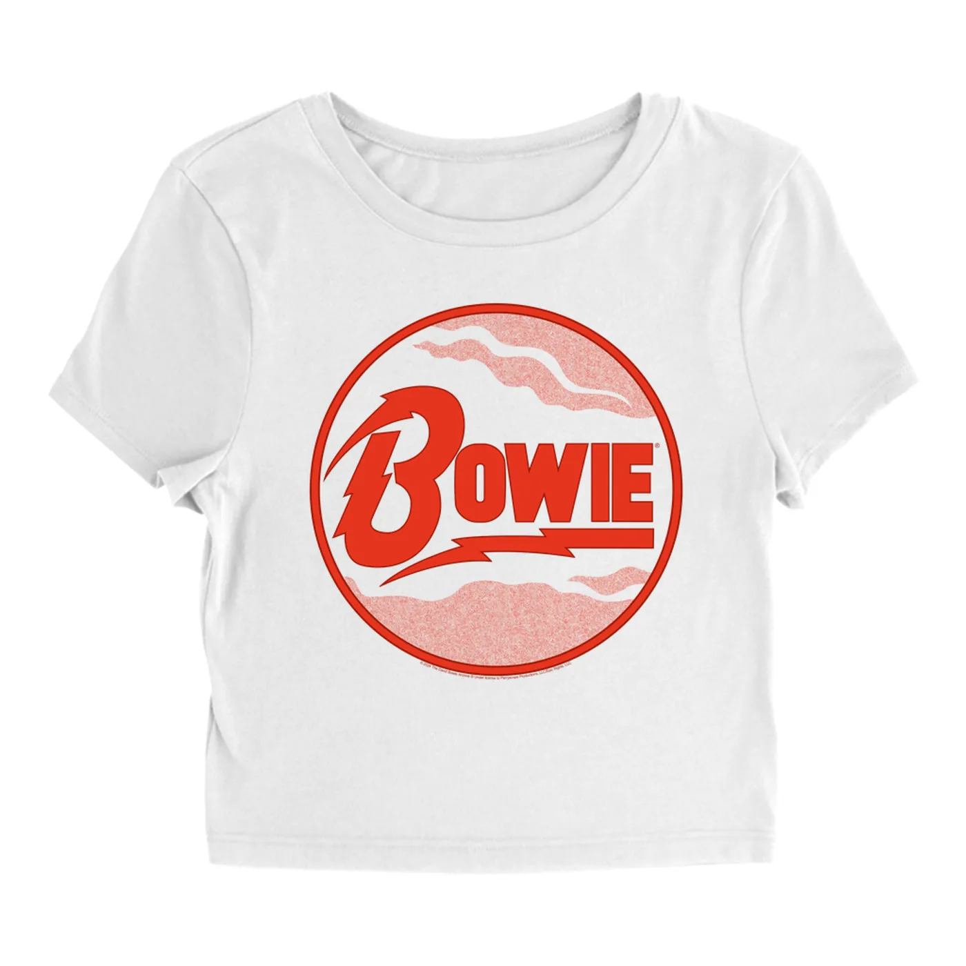 David Bowie Women's T-Shirt | Retro Diamond Dogs Logo David Bowie Baby Tee