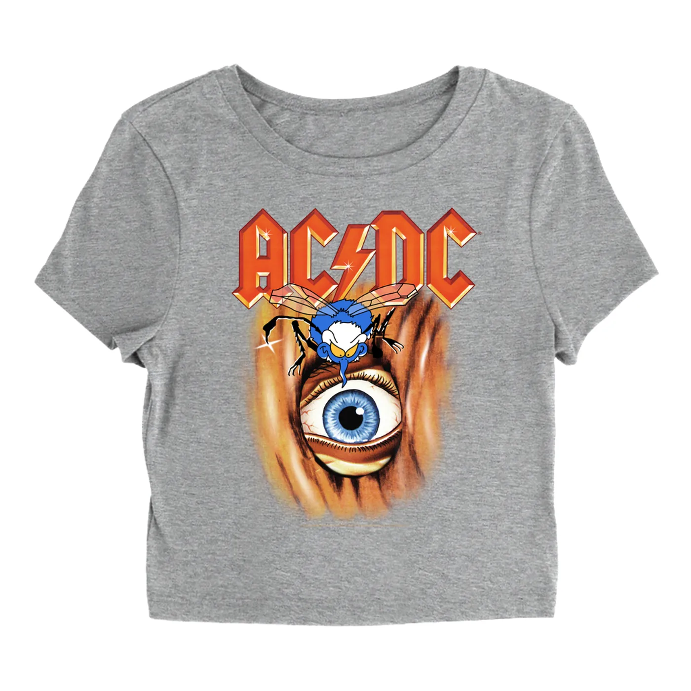 AC/DC Women's T-Shirt | Fly On The Wall Album Cover Image ACDC Baby Tee