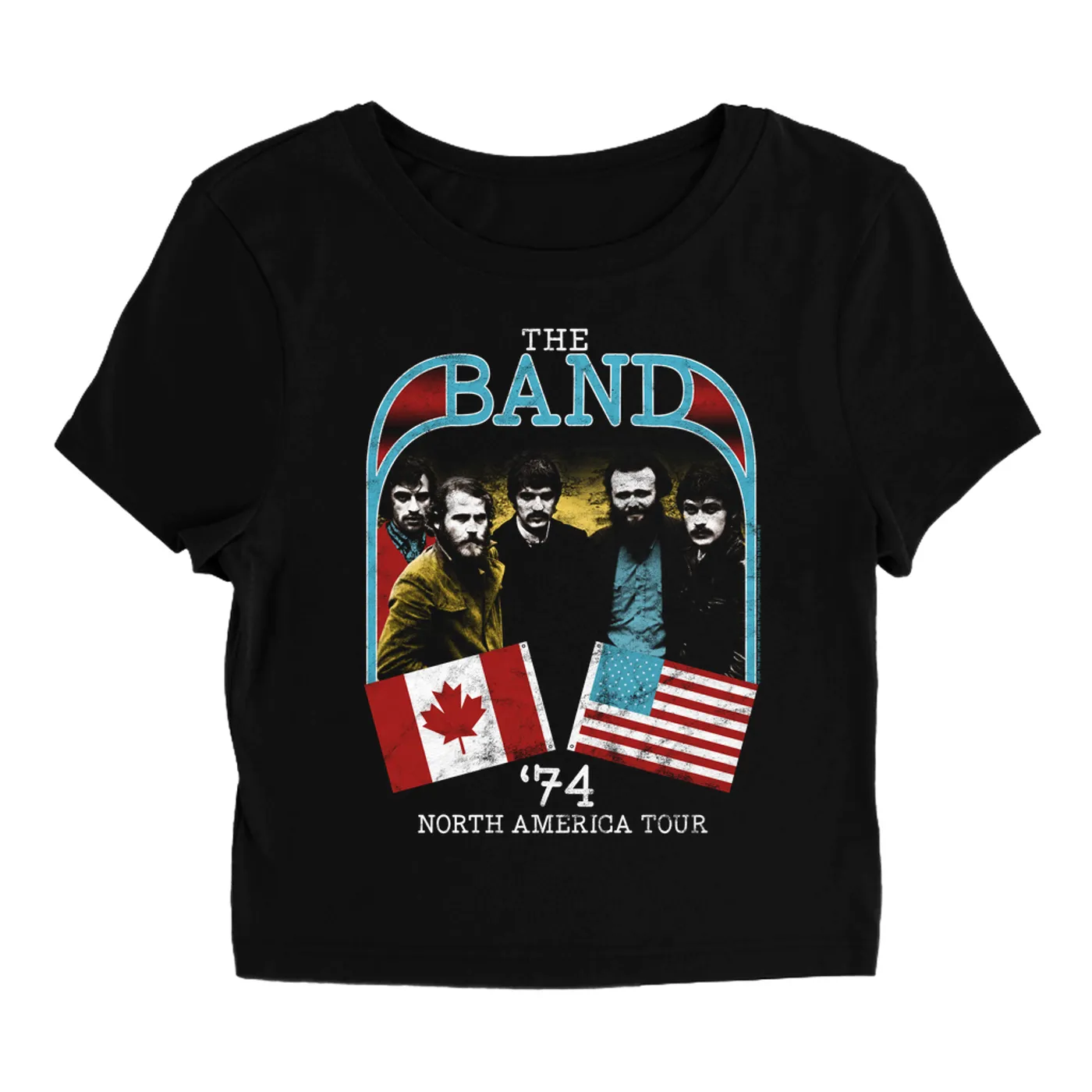 The Band Women's T-Shirt | 1983 World Tour (Merchbar Exclusive) The Band Baby Tee