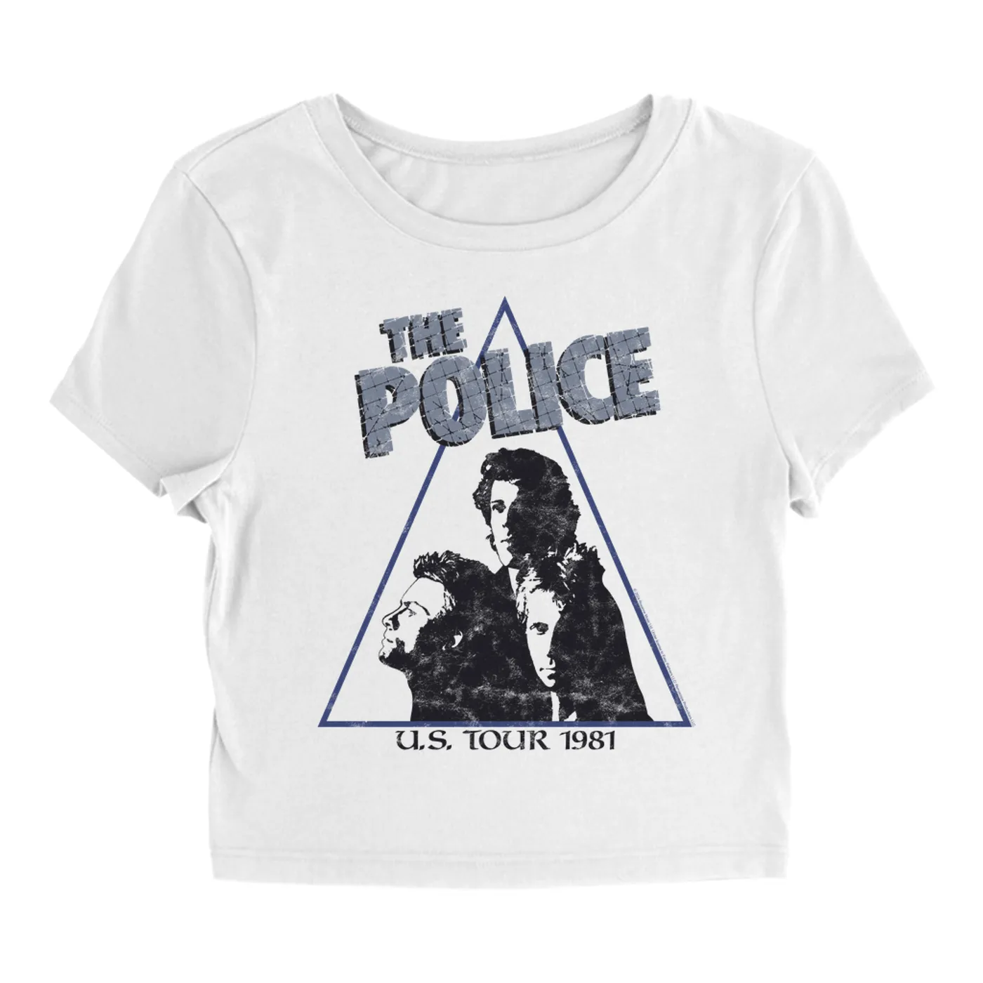 The Police Women's T-Shirt | Zenyatta Mondatta 1981 U.S. Tour (Merchbar Exclusive) The Police Baby Tee