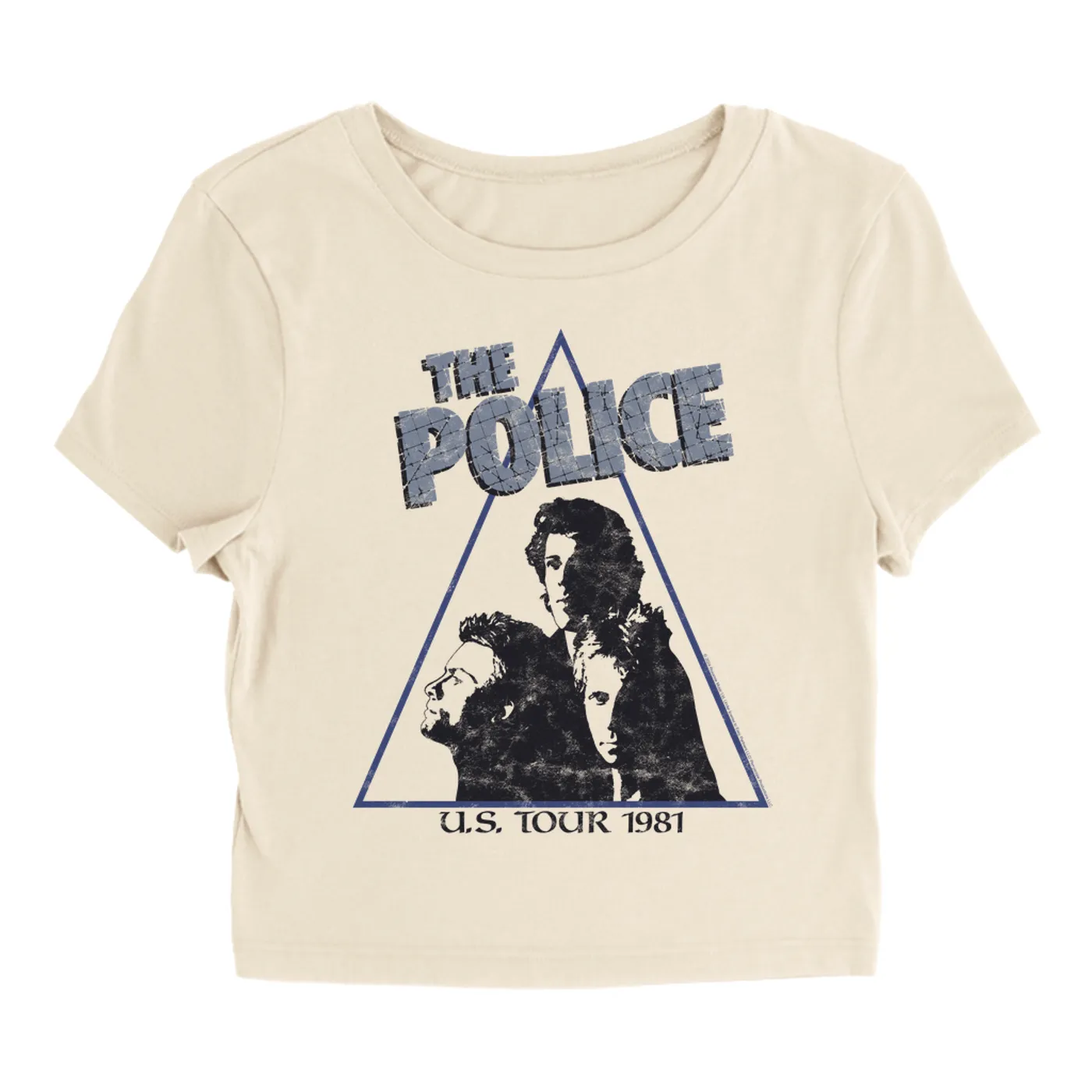 The Police Women's T-Shirt | Zenyatta Mondatta 1981 U.S. Tour (Merchbar Exclusive) The Police Baby Tee