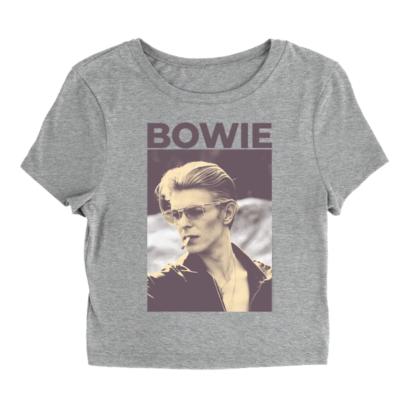 David Bowie Women's T-Shirt | The Man Who Fell To Earth Sepia Photo David Bowie Baby Tee