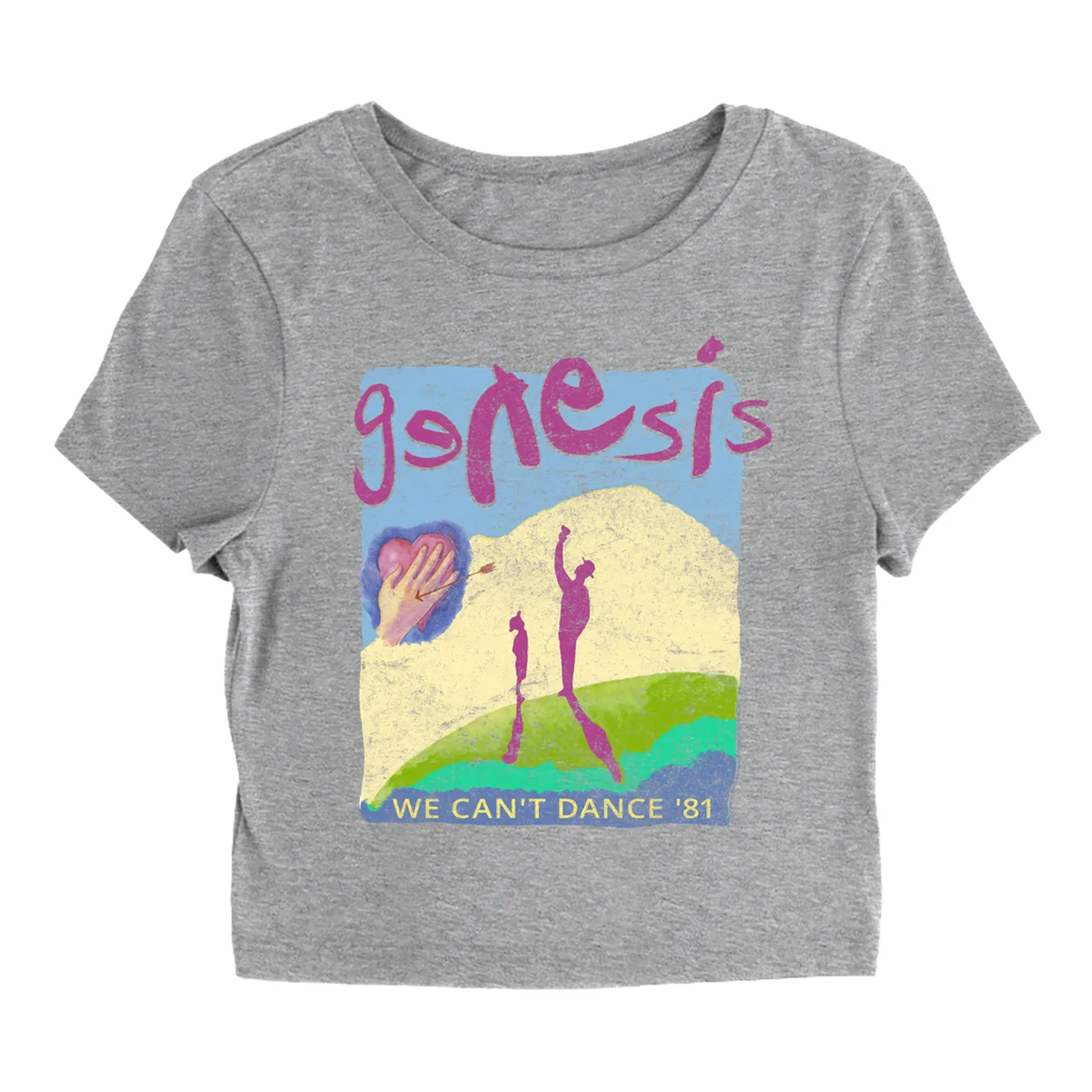 Genesis Women's T-Shirt | 1992 We Can't Dance Concert Genesis Baby Tee