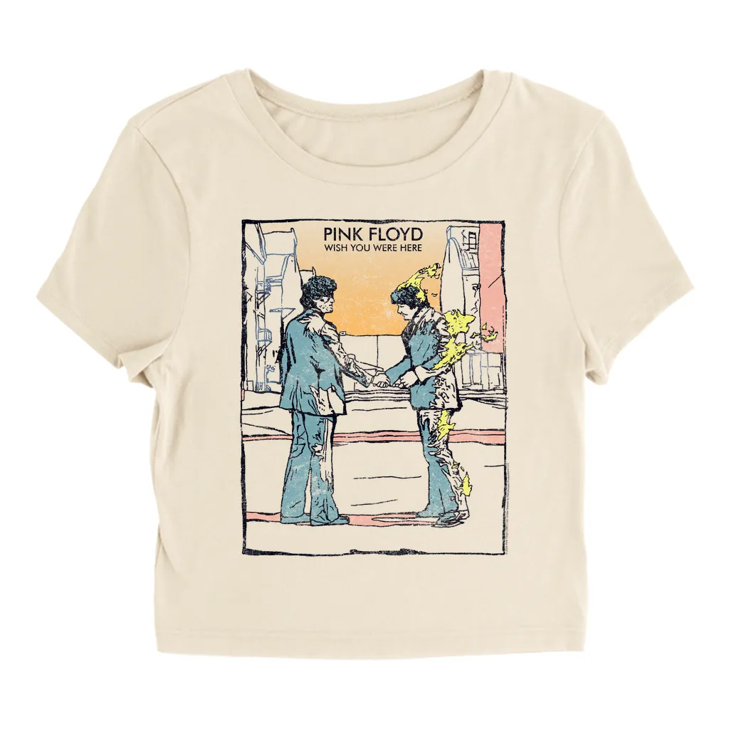 Women's T-Shirt | Watercolor Wish You Were Here Baby Tee