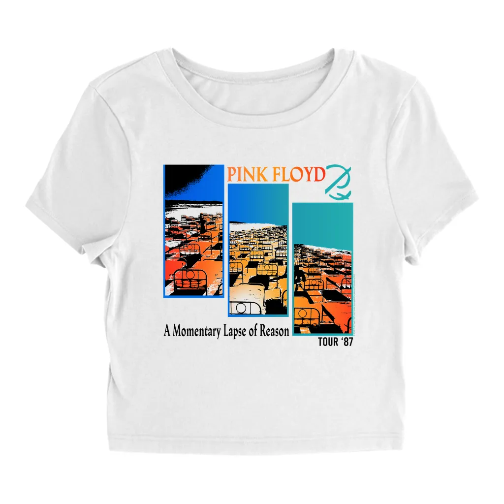 Women's T-Shirt | Fragmented Momentary Lapse Of Reason '87 Tour Baby Tee
