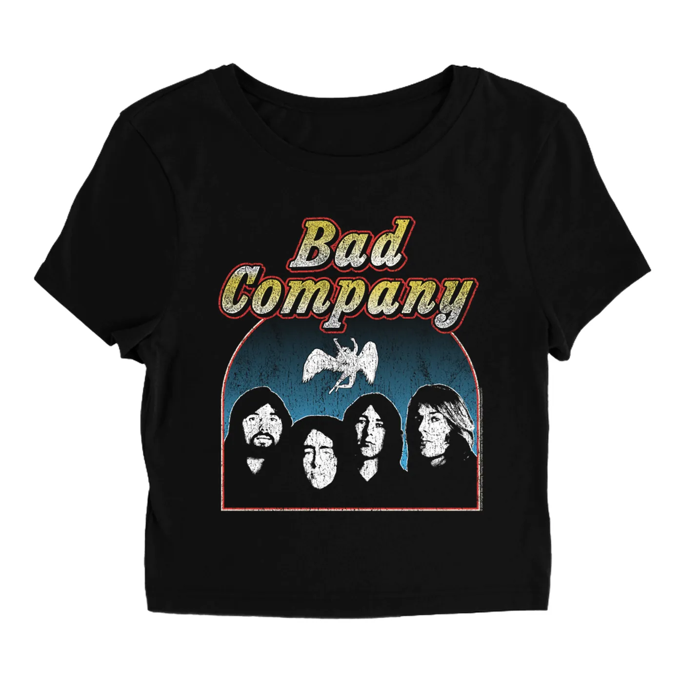 Bad Company Women's T-Shirt | Desolation Angels Design (Merchbar Exclusive) Bad Company Baby Tee