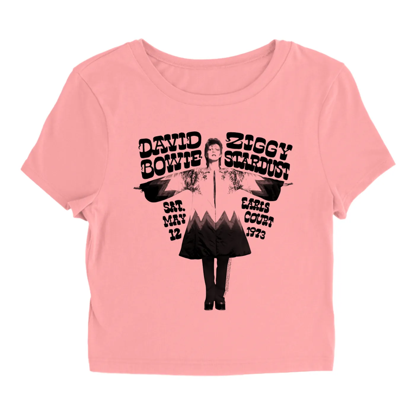 David Bowie Women's T-Shirt | 1973 Earl's Court Promotion (Merchbar Exclusive) David Bowie Baby Tee