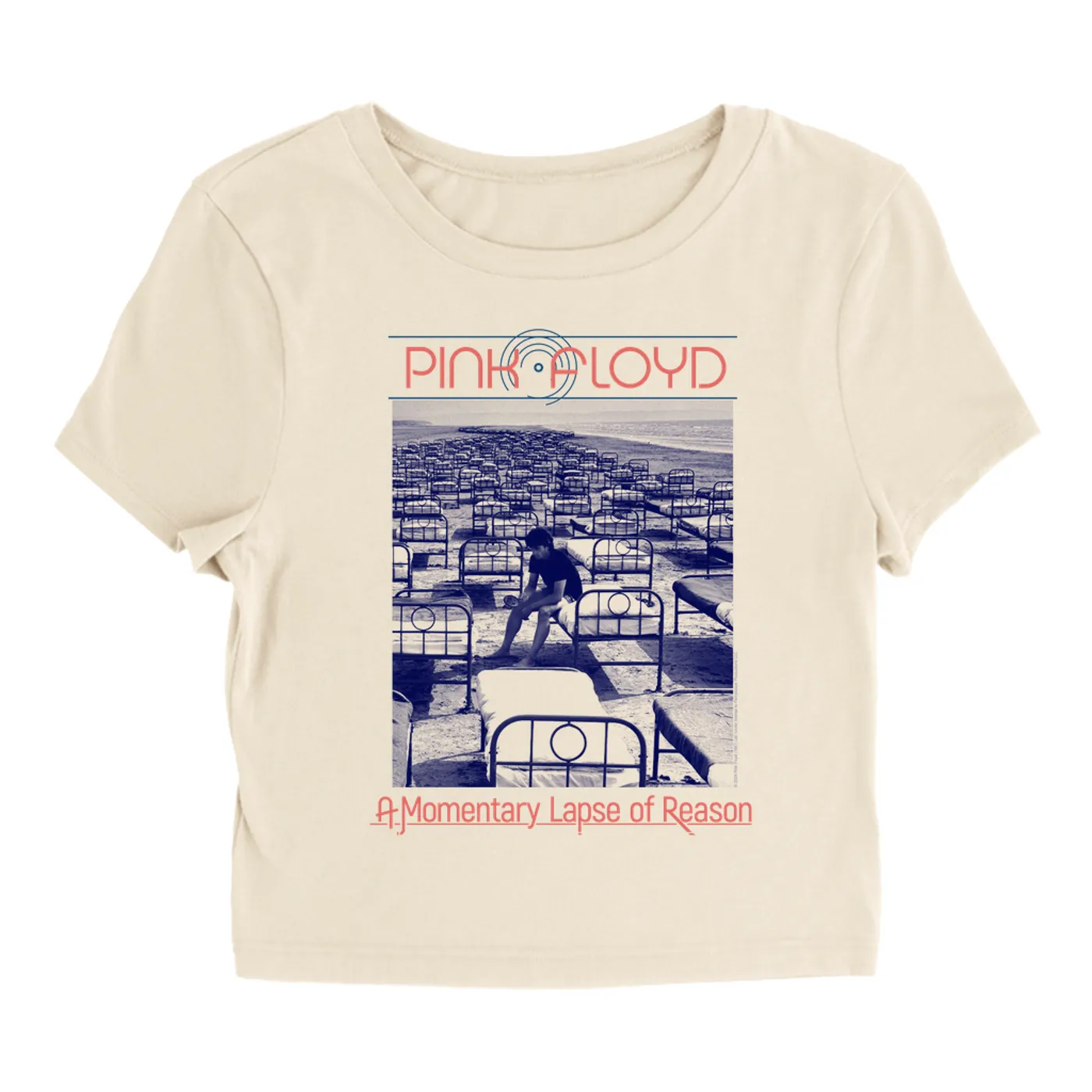 Pink Floyd Women's T-Shirt | Retro A Momentary Lapse Of Reason Image Pink Floyd Baby Tee