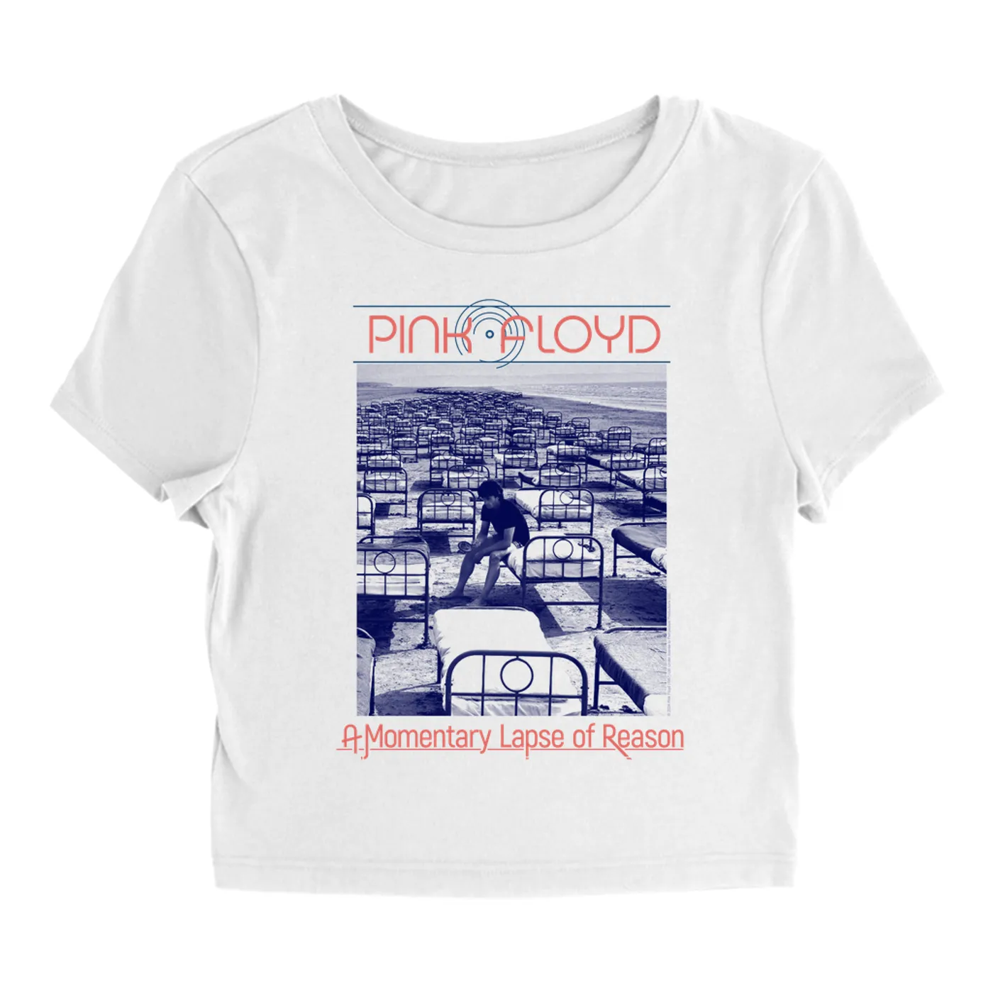 Pink Floyd Women's T-Shirt | Retro A Momentary Lapse Of Reason Image Pink Floyd Baby Tee