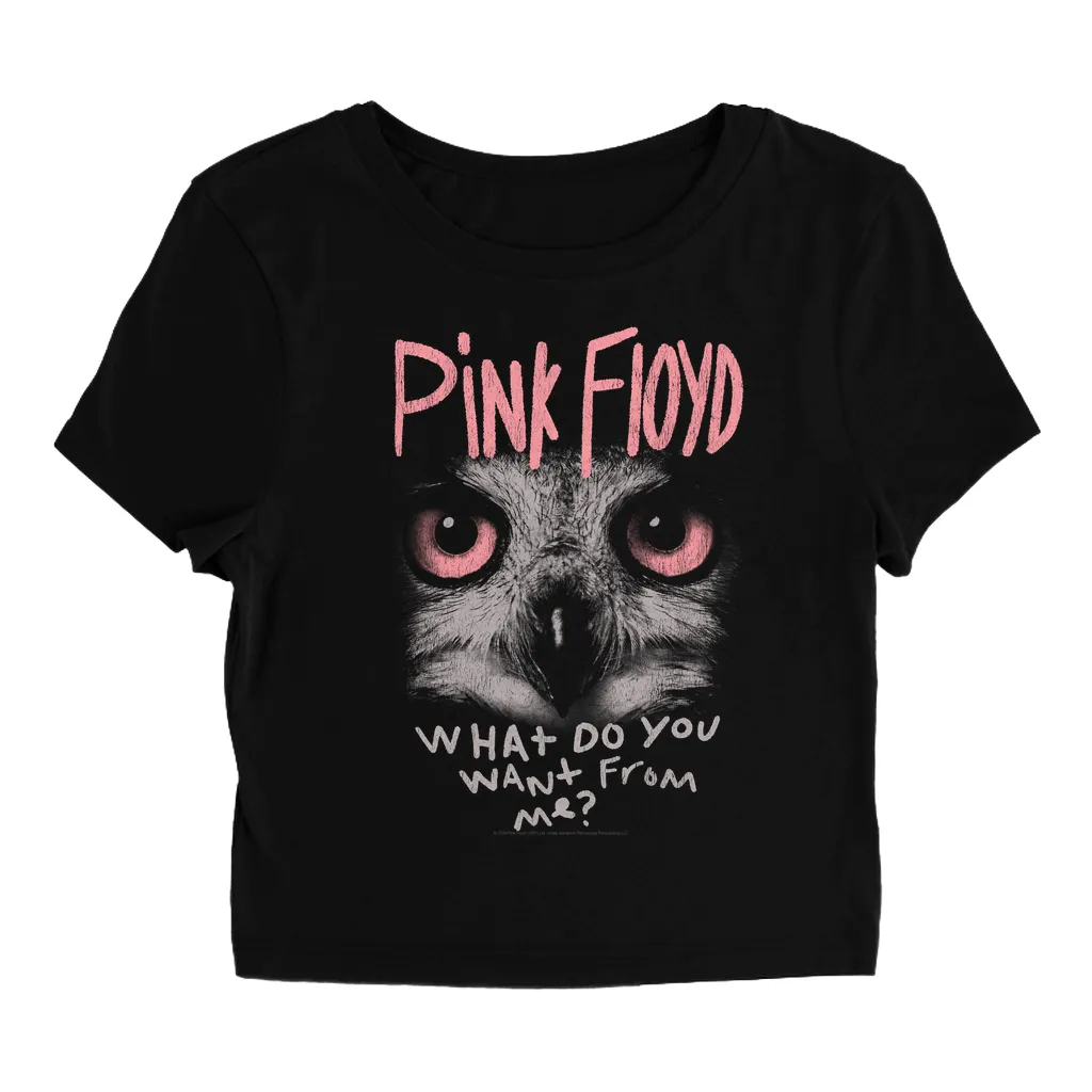 Women's T-Shirt | What Do You Want From Me Design Distressed Baby Tee