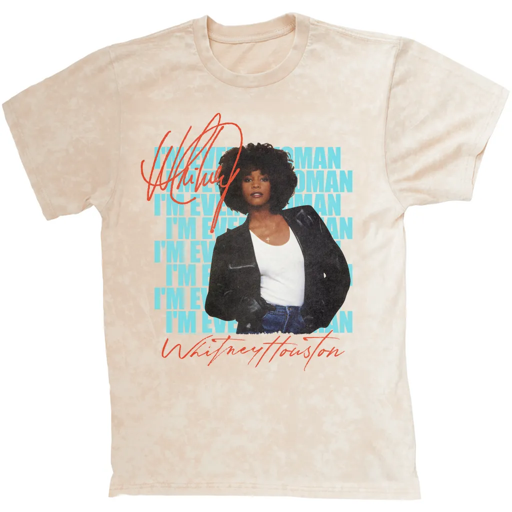 T-shirt | I'm Every Woman Red Turquoise Image (Equineop Exclusive) Mineral Wash Shirt