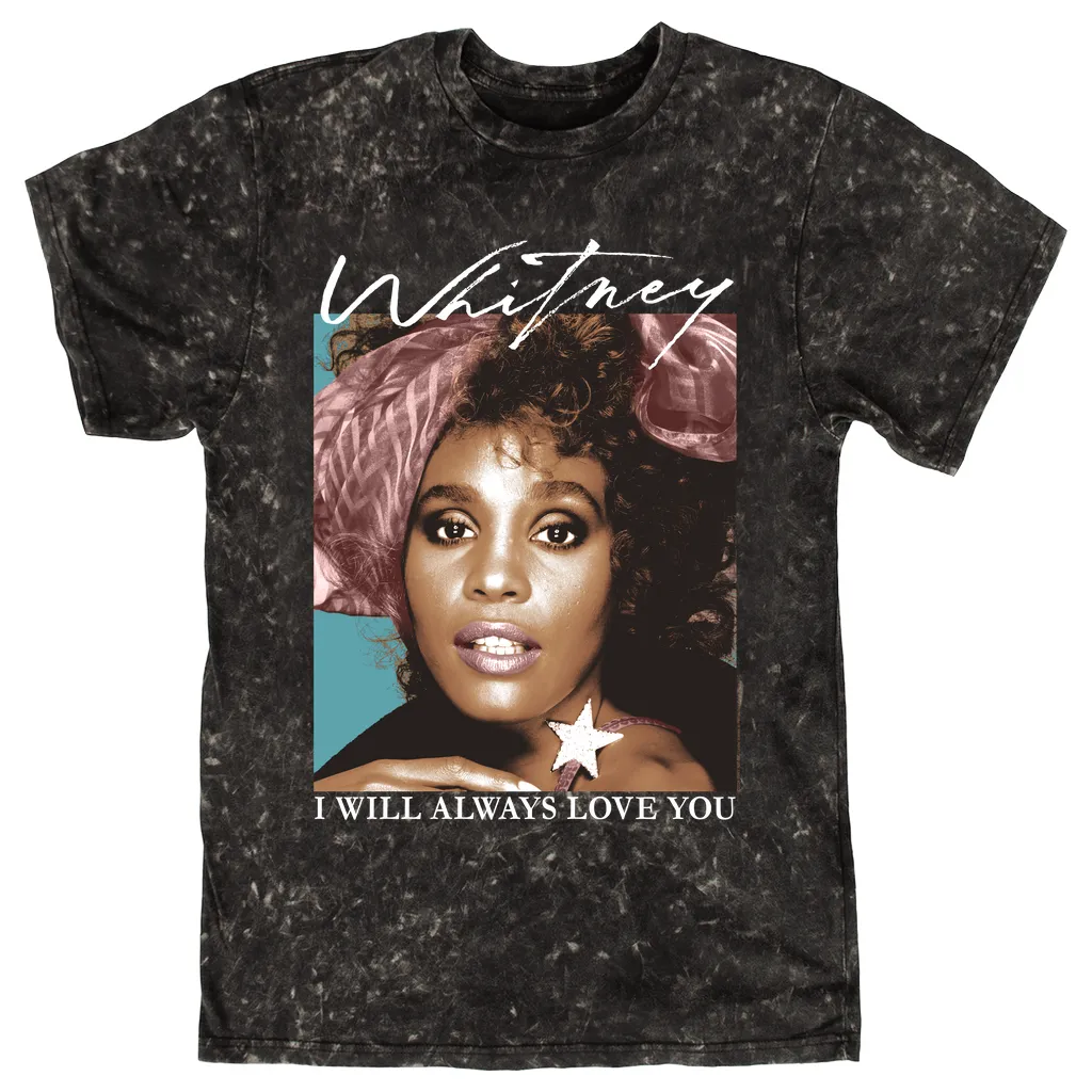 T-shirt | 1987 Whitney Pastel Image Distressed Mineral Wash Shirt