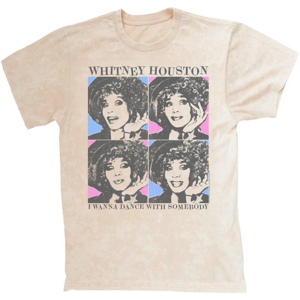 T-shirt | I Wanna Dance Colorful Pop Art Mineral Wash Shirt