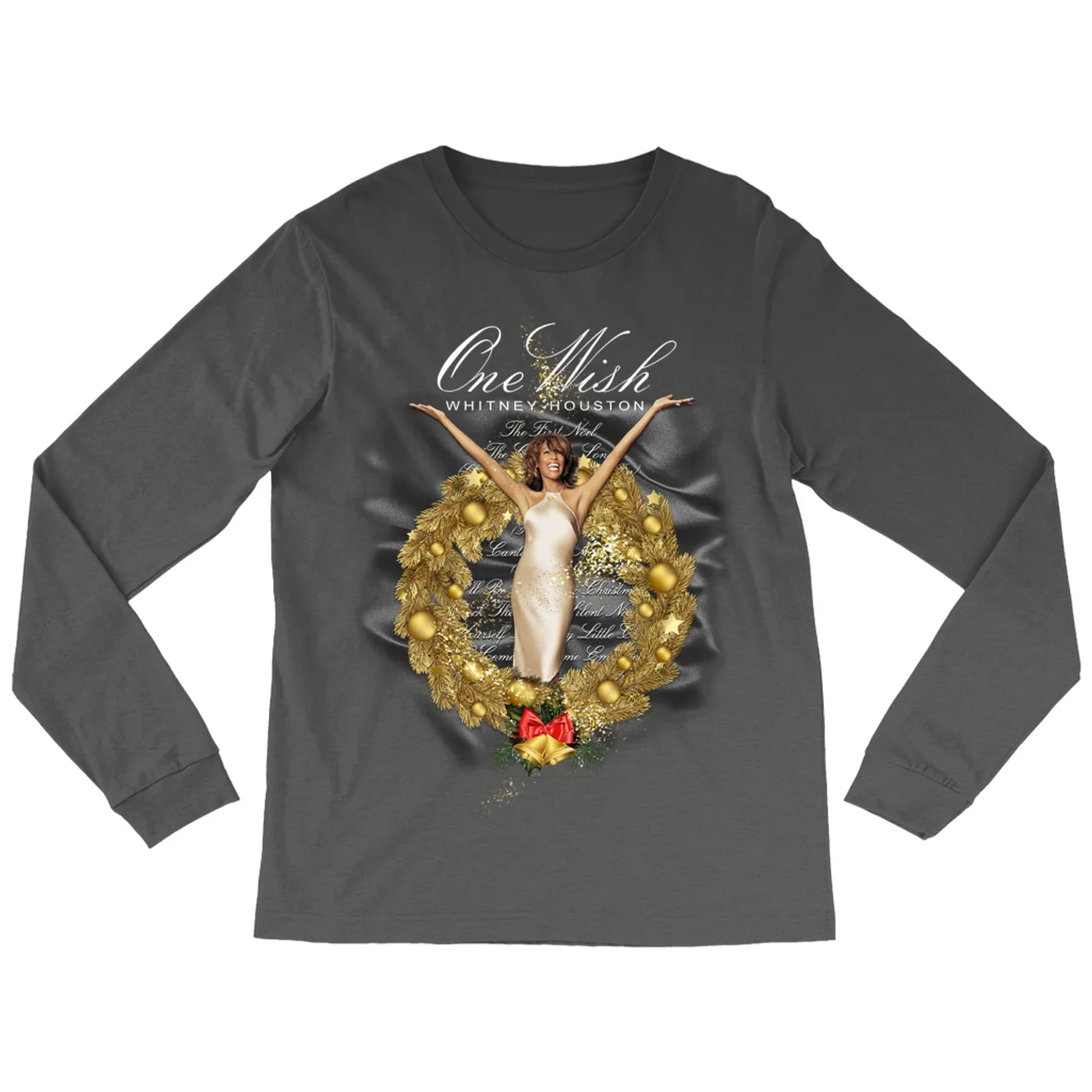 Whitney Houston Long Sleeve Shirt | One Wish Whitney Houston Shirt