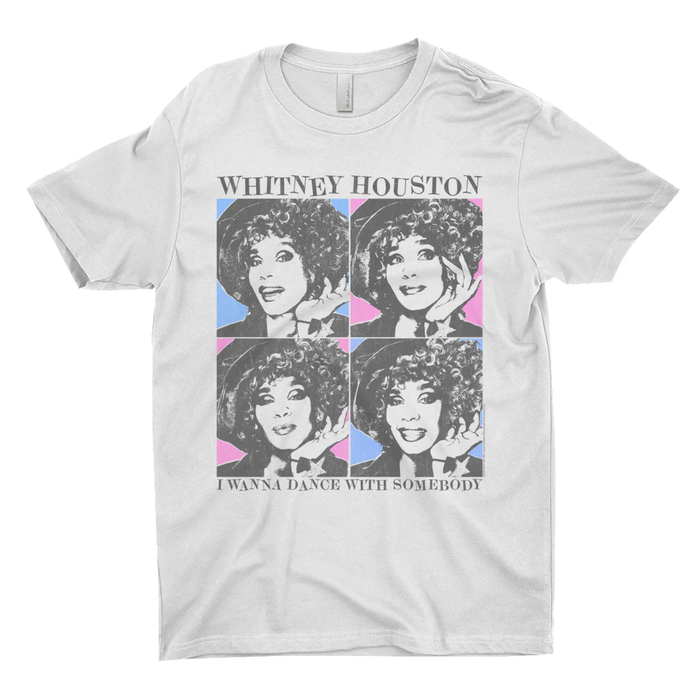 Whitney Houston T-Shirt | I Wanna Dance Colorful Pop Art Whitney Houston Light Shirt