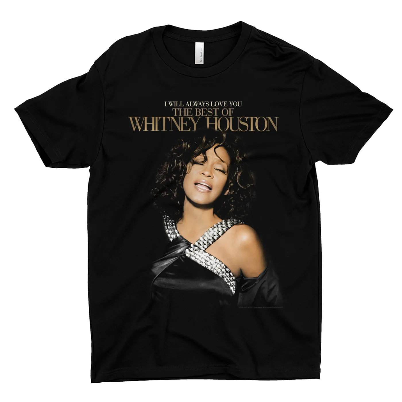 Whitney Houston T-Shirt | I Will Always Love You Best Of Whitney Houston Dark Shirt