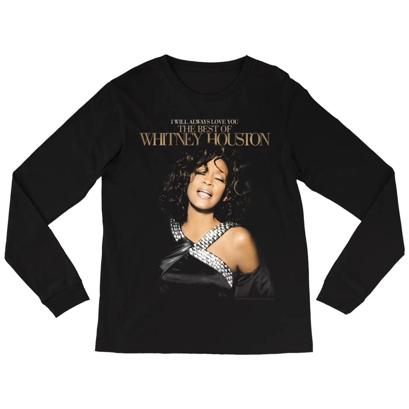 Whitney Houston Long Sleeve Shirt | I Will Always Love You Best Of Whitney Houston Shirt