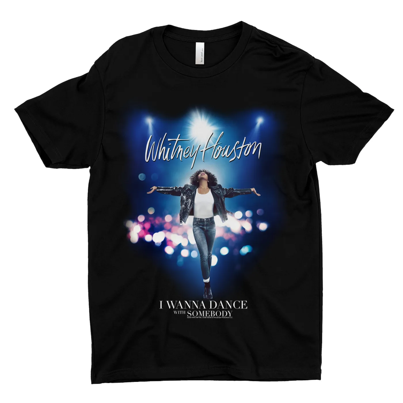 Whitney Houston T-Shirt | I Wanna Dance City Scene Whitney Houston Dark Shirt