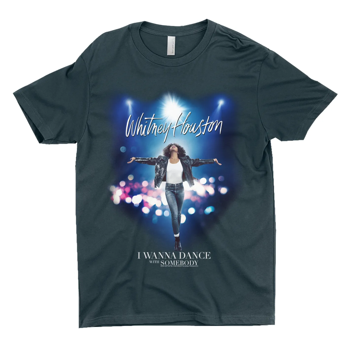 Whitney Houston T-Shirt | I Wanna Dance City Scene Whitney Houston Dark Shirt