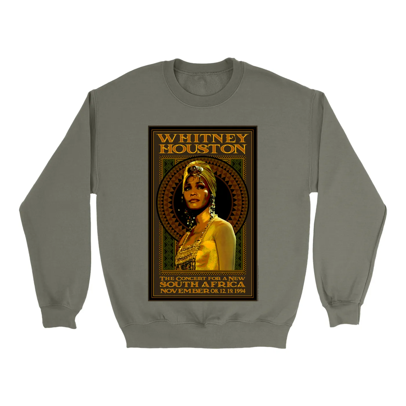 Whitney Houston Sweatshirt | South Africa Concert 1994 Whitney Houston Sweatshirt