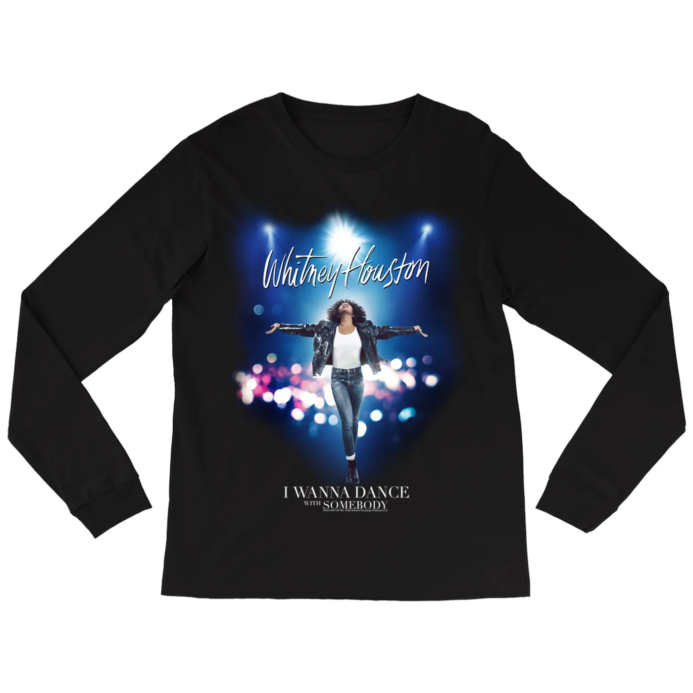 Whitney Houston Long Sleeve Shirt | I Wanna Dance City Scene Whitney Houston Shirt