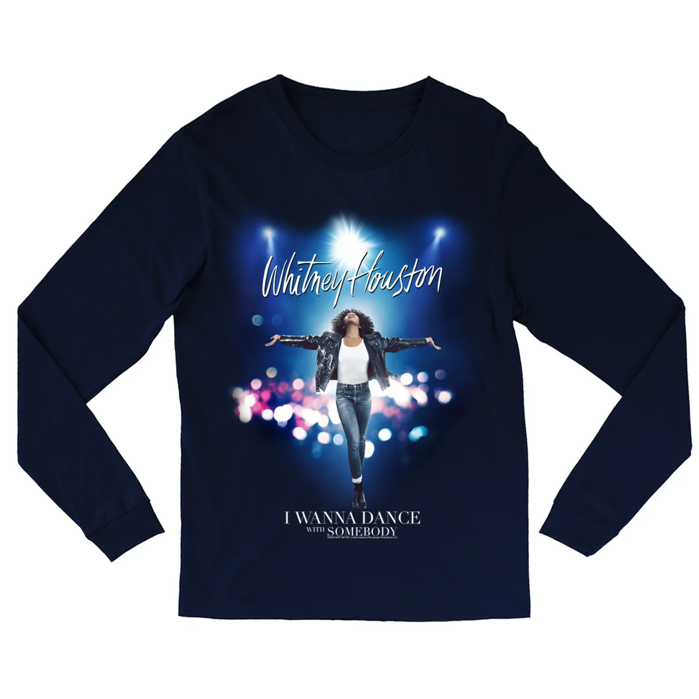 Whitney Houston Long Sleeve Shirt | I Wanna Dance City Scene Whitney Houston Shirt