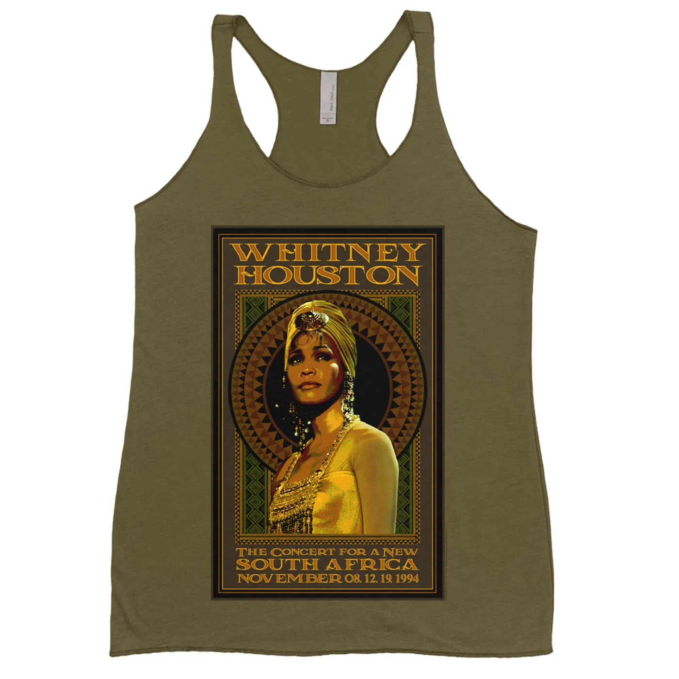 Whitney Houston Ladies' Tank Top | South Africa Concert 1994 Whitney Houston Shirt