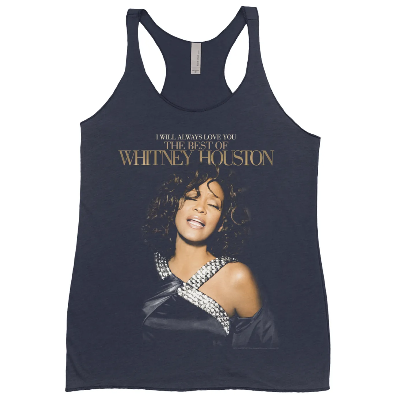 Whitney Houston Ladies' Tank Top | I Will Always Love You Best Of Whitney Houston Shirt