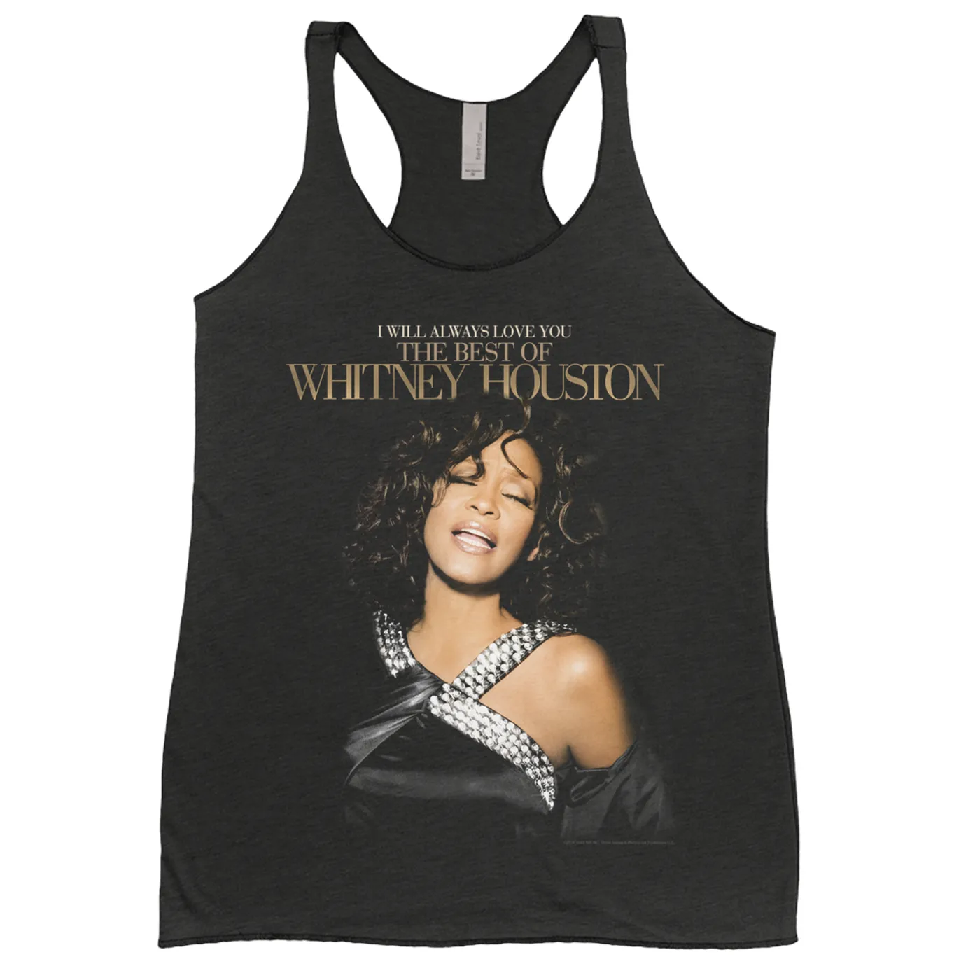 Whitney Houston Ladies' Tank Top | I Will Always Love You Best Of Whitney Houston Shirt