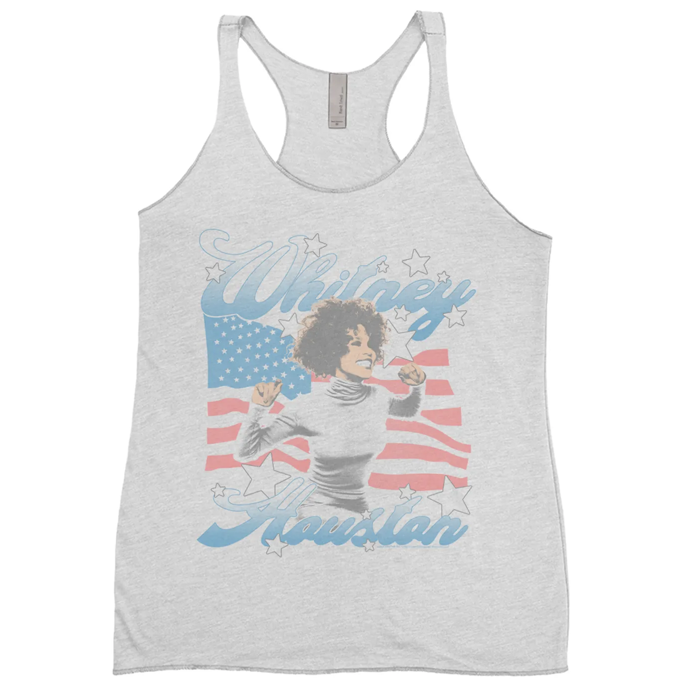 Whitney Houston Ladies' Tank Top | Star Spangled Whitney Houston Shirt