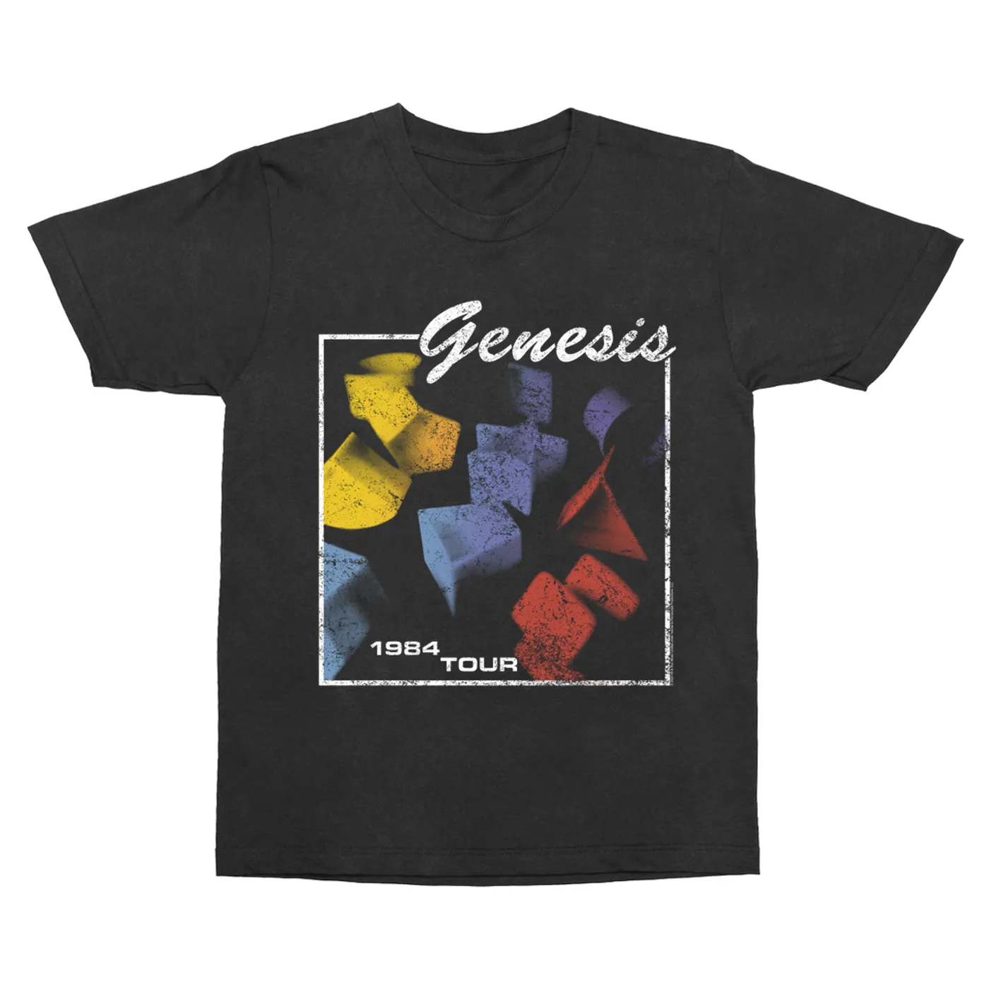 Genesis T-Shirt | In Concert 1984 Tour Distressed Genesis Vintage Shirt