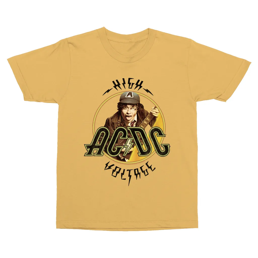 T-Shirt | High Voltage Album Design Distressed (Equineop Exclusive) Vintage Shirt