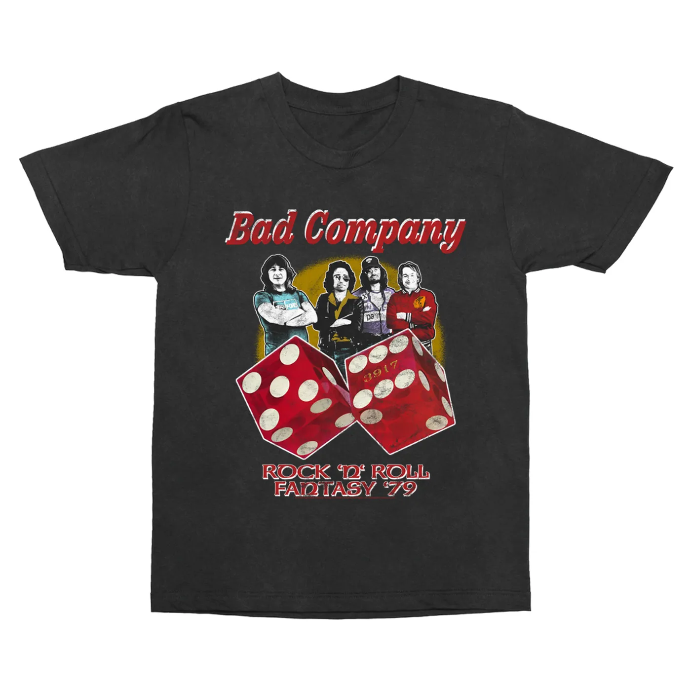 Bad Company T-Shirt | 79 Rock N' Roll Fantasy Retro Distressed Bad Company Vintage Shirt