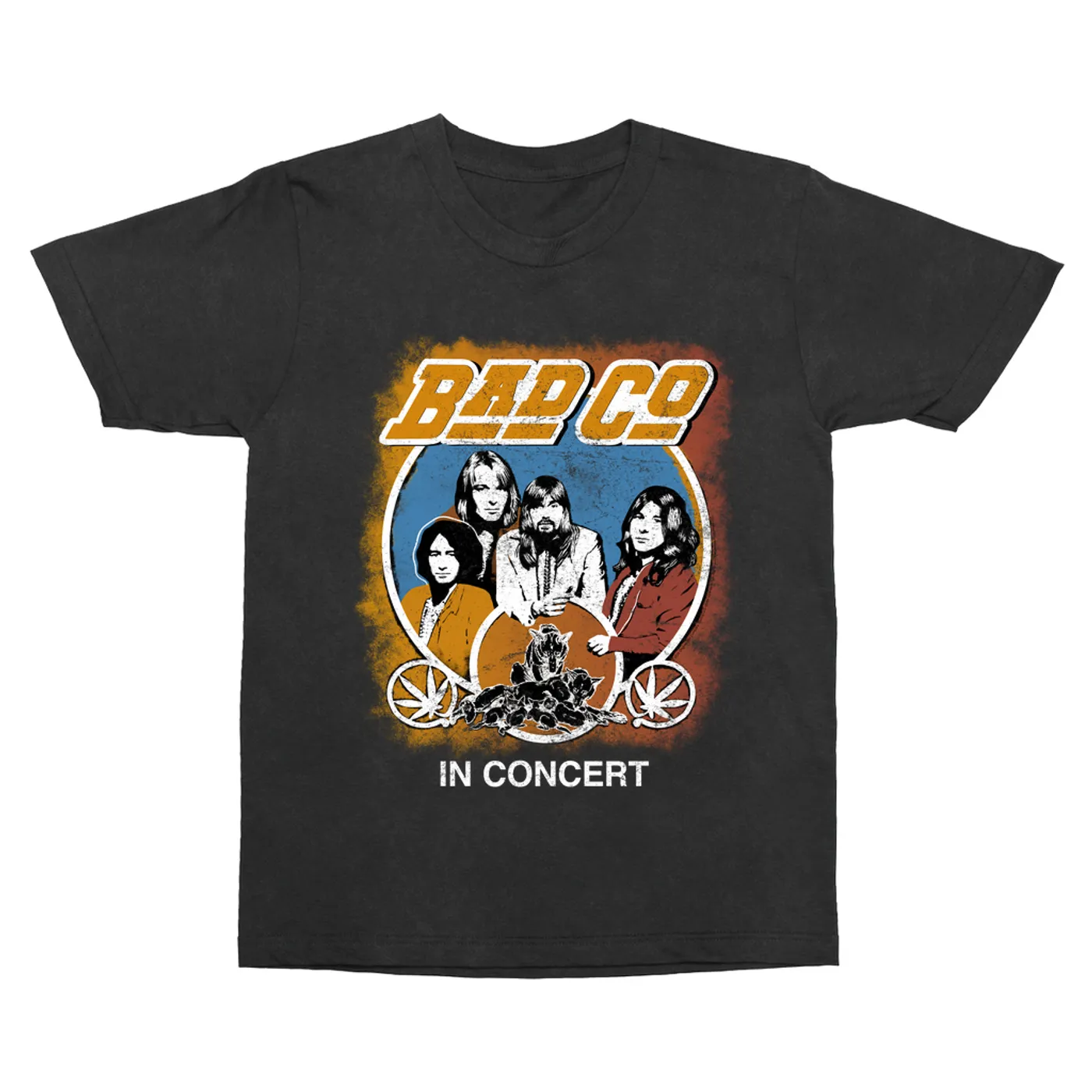 Bad Company T-Shirt | Straight Ahead Live In Concert Distressed Bad Company Vintage Shirt