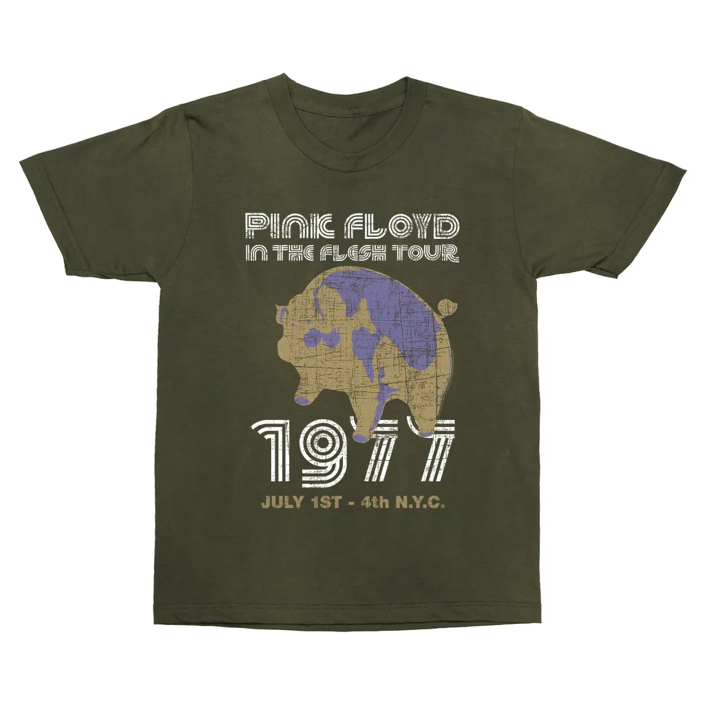 T-Shirt | In The Flesh 1977 NYC Concert Distressed (Equineop Exclusive) Vintage Shirt