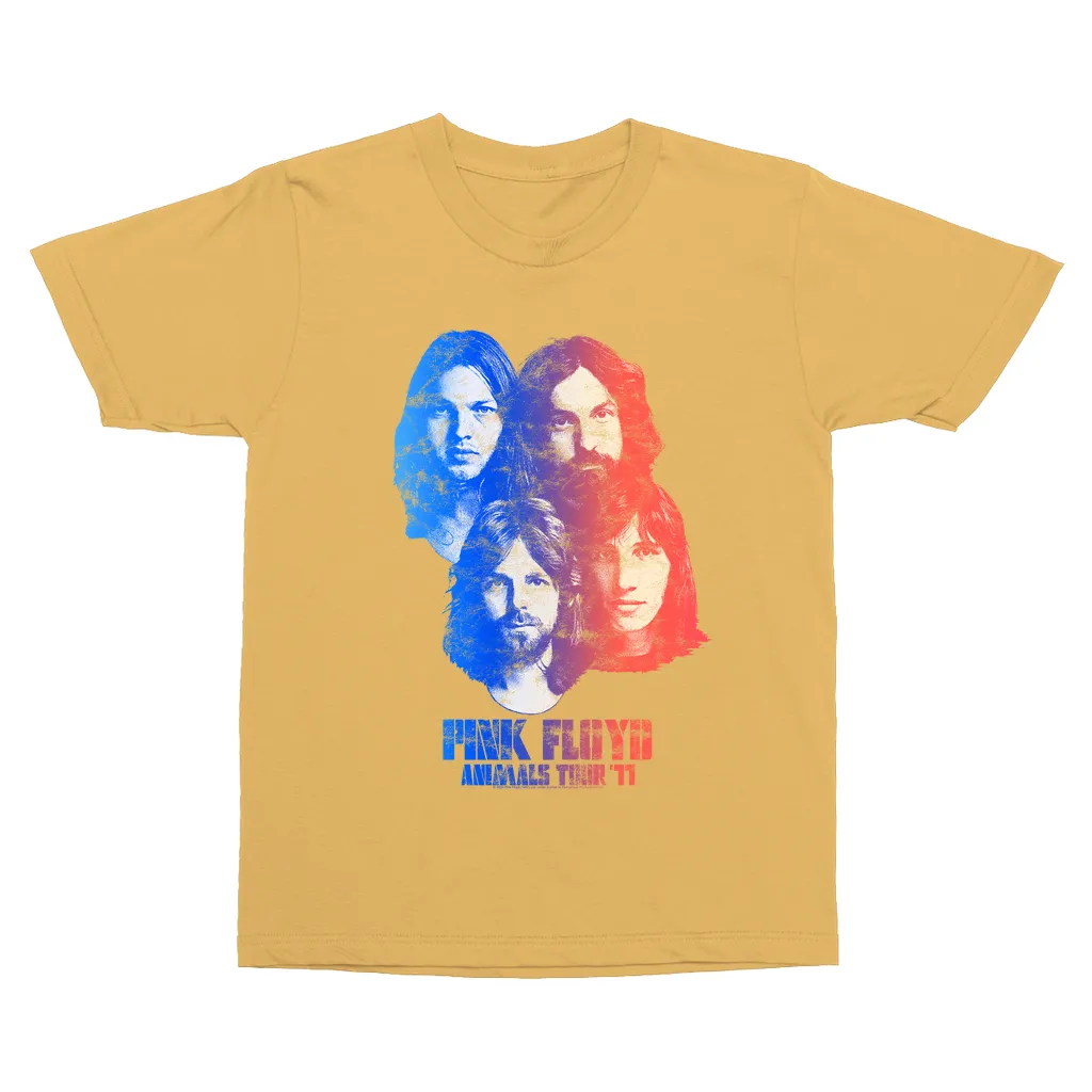 T-Shirt | Group Ombre Animals '77 Tour Image Distressed Vintage Shirt