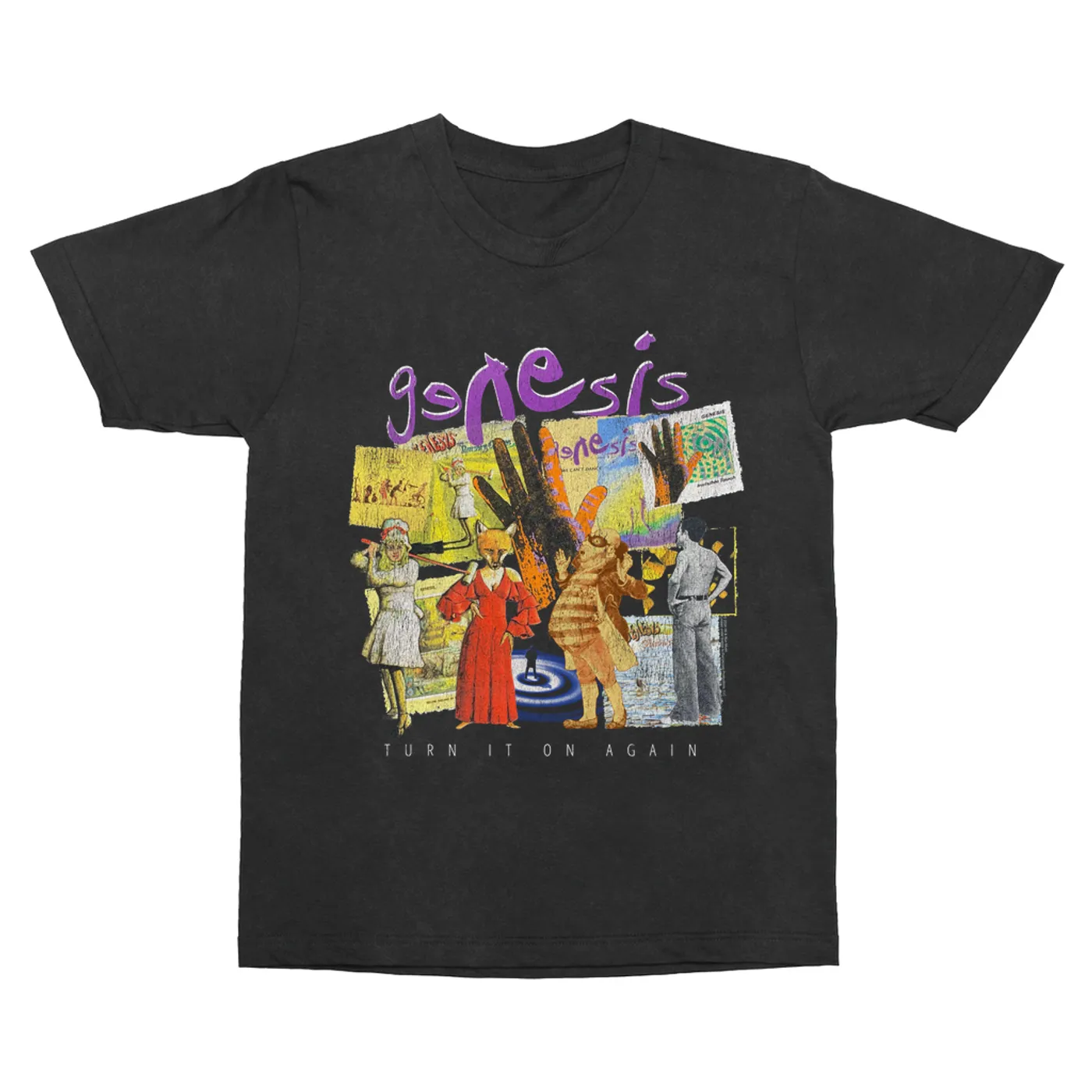 Genesis T-Shirt | Ultimate Album Collage Distressed Genesis Vintage Shirt