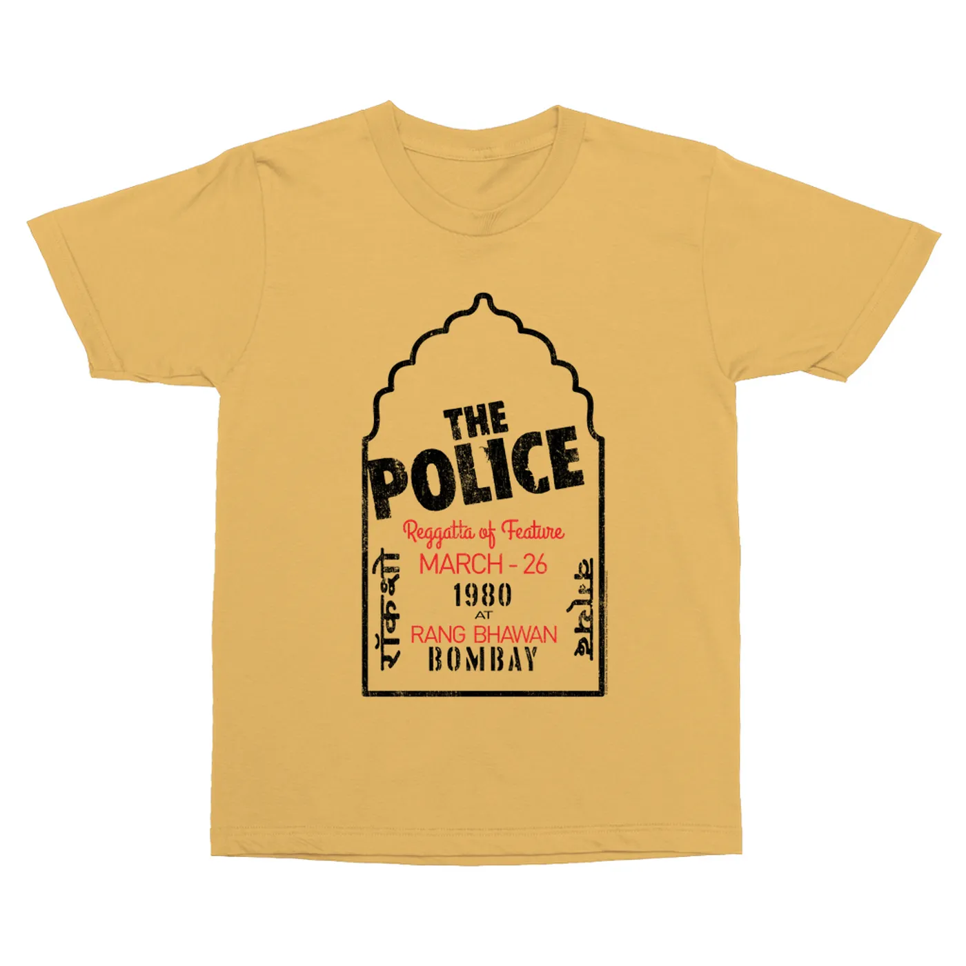The Police T-Shirt | Bombay 1980 Concert The Police Vintage Shirt