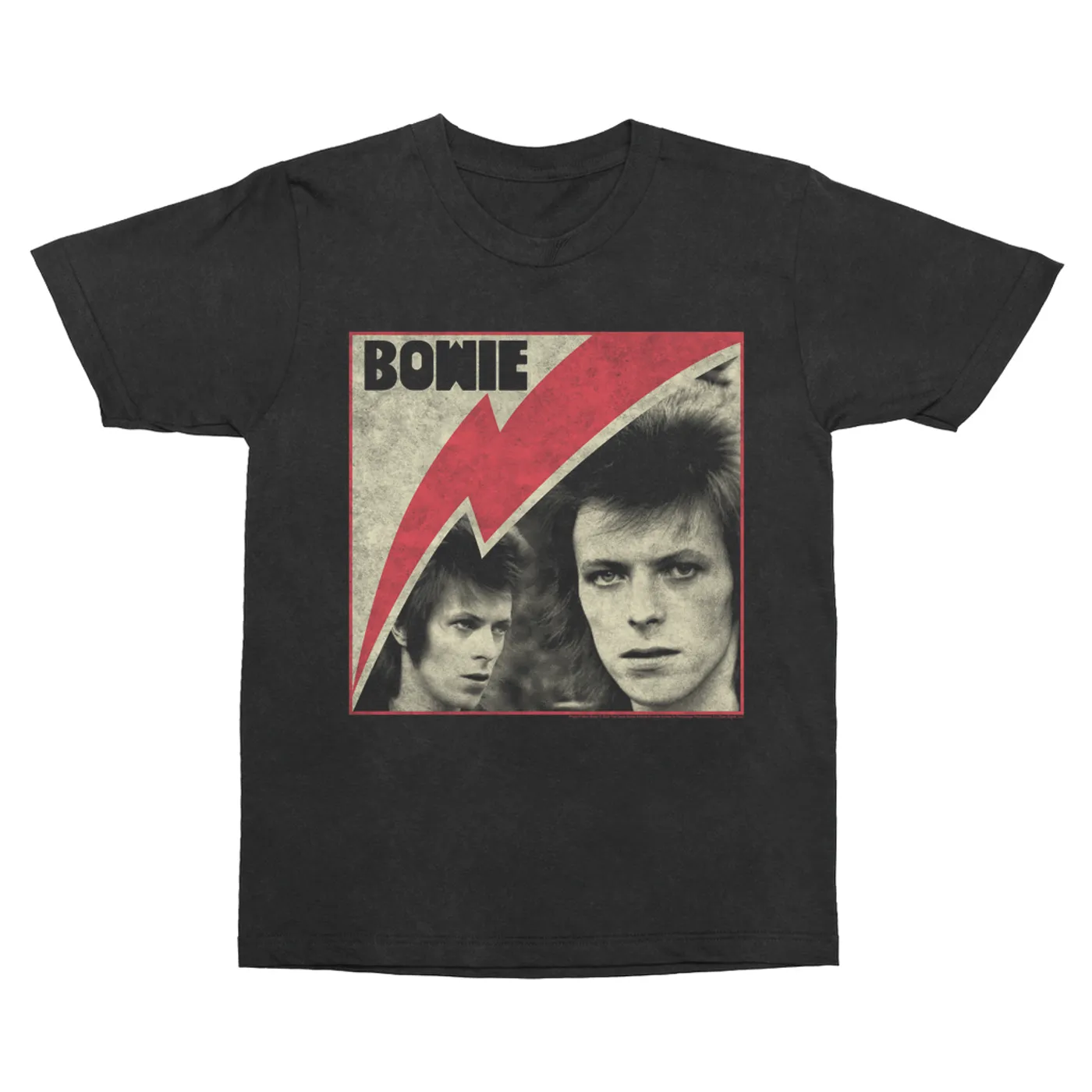 David Bowie T-Shirt | Fierce 1972 Collage Distressed (Merchbar Exclusive) David Bowie Vintage Shirt