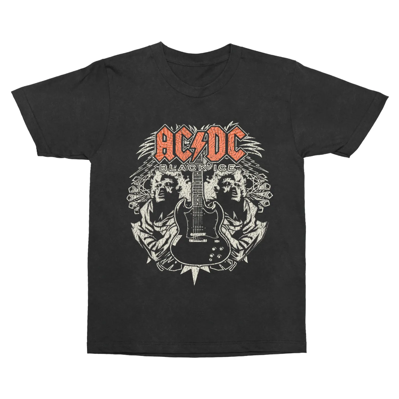 AC/DC T-Shirt | Black Ice Mirror Image ACDC Vintage Shirt