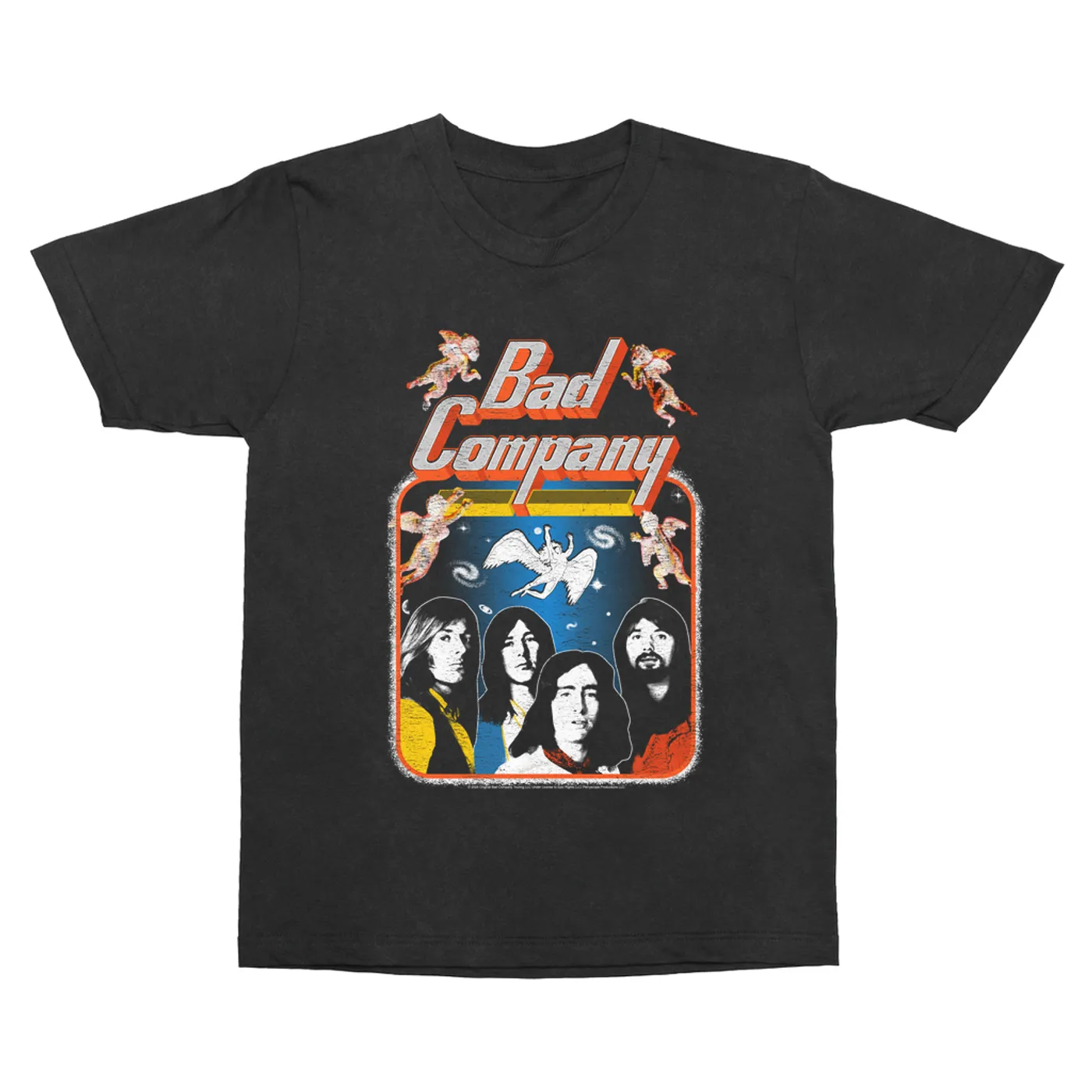 Bad Company T-Shirt | Vintage Burnin' Through America Tour Distressed Bad Company Vintage Shirt