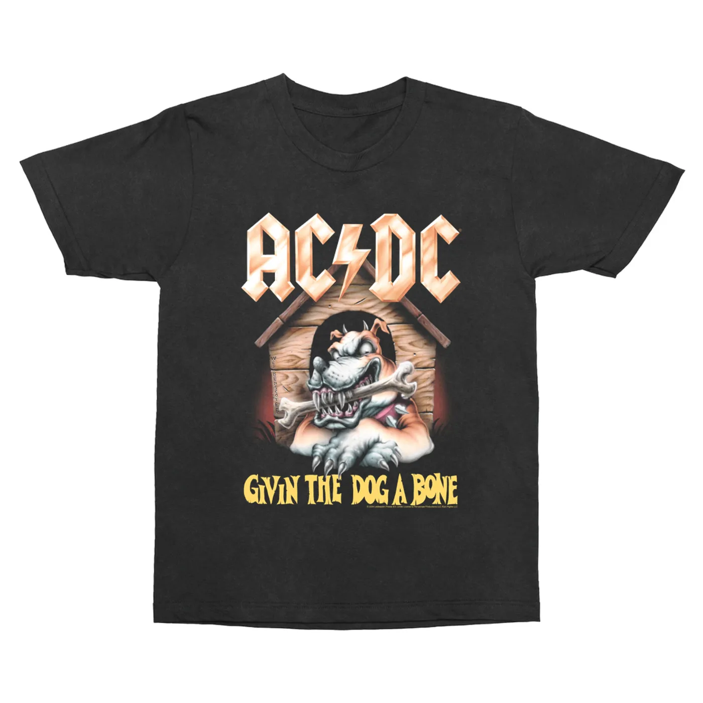 AC/DC T-Shirt | Givin The Dog A Bone Design ACDC Vintage Shirt