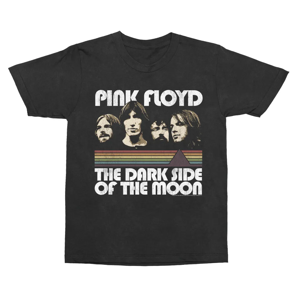 T-Shirt | Dark Side Of The Moon Retro Design Distressed (Equineop Exclusive) Vintage Shirt