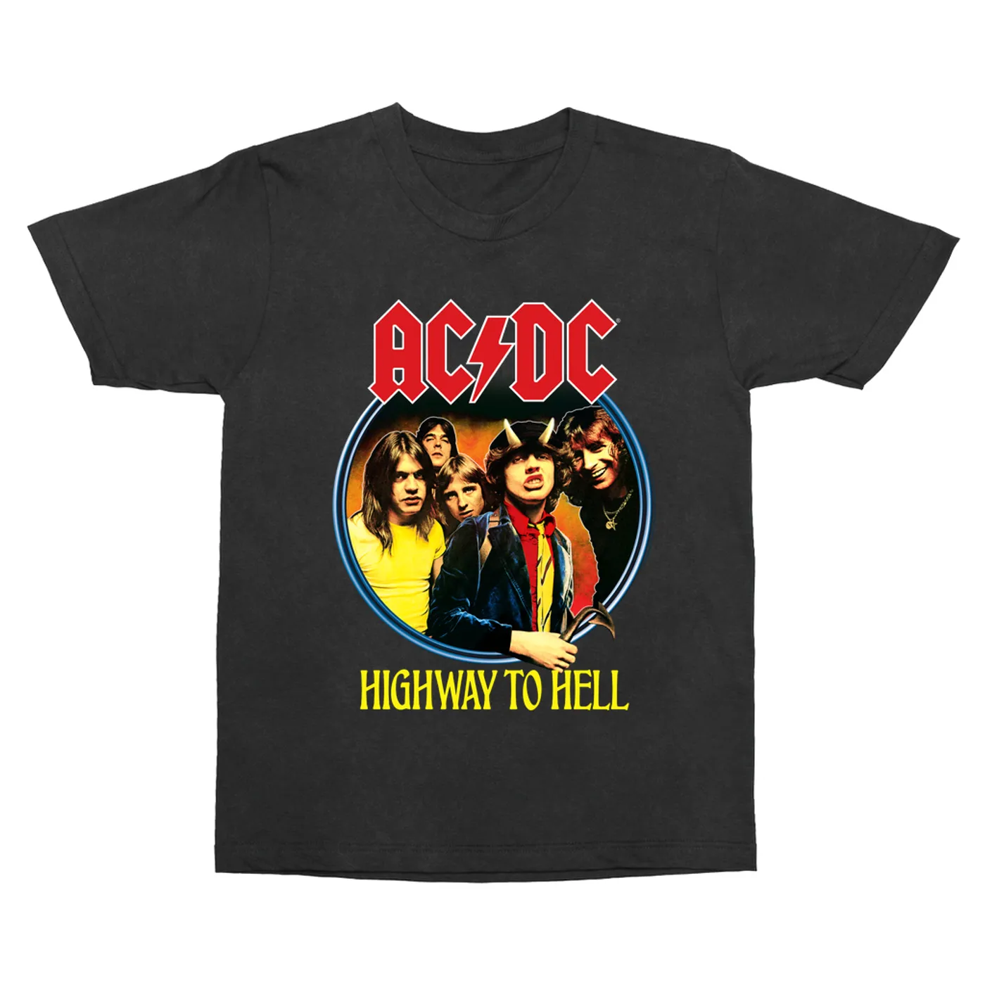 AC/DC T-Shirt | Highway To Hell Group Design (Merchbar Exclusive) ACDC Vintage Shirt