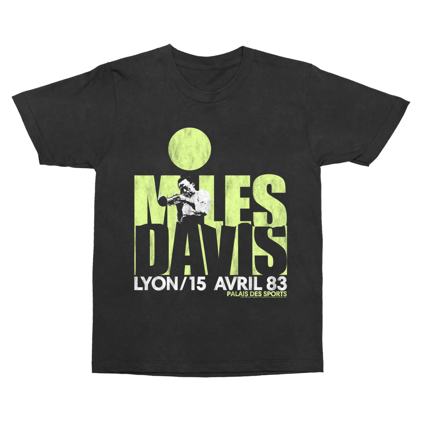 Miles Davis T-Shirt | Lyon Live Performance 1983 Miles Davis Vintage Shirt